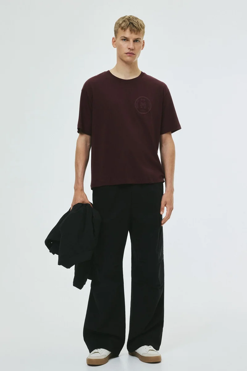 H&M Loose Fit Printed T-shirt